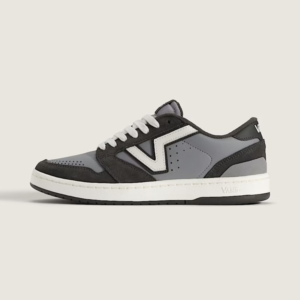 Vans Lowland 2.0 Black And Dark Gray Sneaker